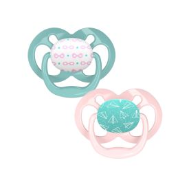 Dr Brown's Advantage Pacifier Stage 2 Pink Airplanes 2-Pack