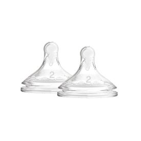 Dr Brown's Wide Neck Options+ Nipple, Level-2, 2-Pack