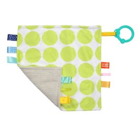 Bright Starts Little Taggies 2-sided Soothing Blankie 0m+ - Green - 323957001