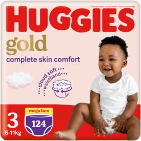 Huggies Bale Unisex Gold Size 4+ 124 - 327940