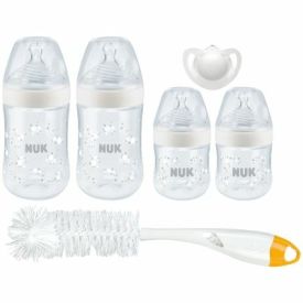 Nuk 0-6 Months Temperature Control Bottle Starter Pack - White