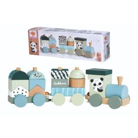 Siso Toys Eh Wooden Train 16 Pcs - 417212