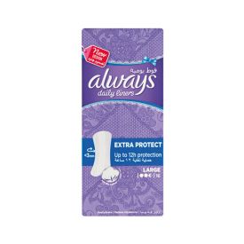 Always Pantyliners 16's Unscented Large - 108691