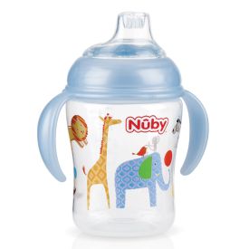 Nuby Natural Touch Spout Cup Blue 270ml - 110093