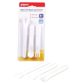 Pigeon Baby’s First Spoon &amp; Fork 3PC Set - 136463