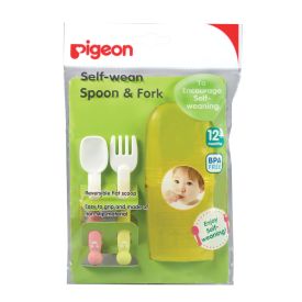 Pigeon Self Wean Spoon &amp; Fork - 300399