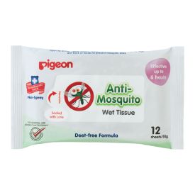 Pigeon Anti-Mosquito Wipes 12 Pc Pack