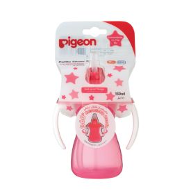Pigeon Petite Straw Bottle Pink 150ml