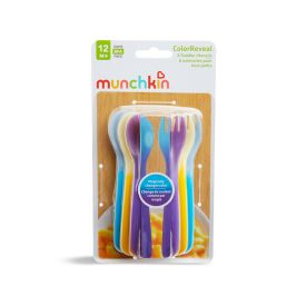 Munchkin Colour Reveal 6 Toddler Forks and Spoons - 387252