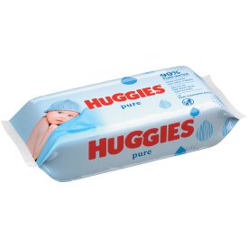 Huggies Baby Wipes 56's Pure