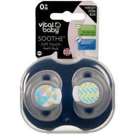 Vital Baby Ultra Soft Soother 12m+ Unisex Twin Pack - 387049