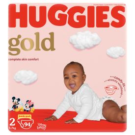 Huggies Gold Disposable Nappies Size 2 94's