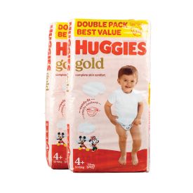Huggies Gold Gigabag Size 4+ Mega 2x62 - 428868