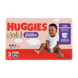 Huggies Gold Pants Jumbo Pack Size 3 66's - 449382