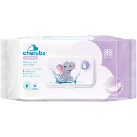 Cherubs Newborn Wipes 80s - 330181