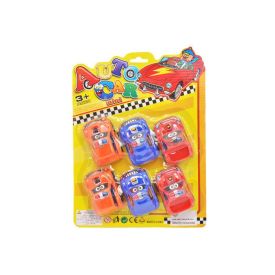 Ideal Toys Pull - Back Cars 6 Piece