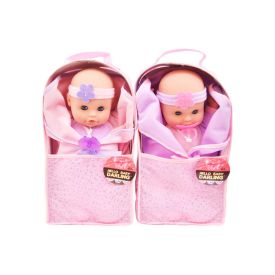 Ideal Toys Soft Baby with Blanket in Carrier