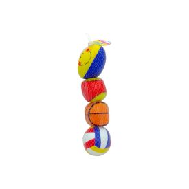 Ideal Toys Soft Ball in Net 4 Piece - 307209