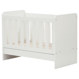 ULALE STANDARD COT WITH DRAWER - WHITE