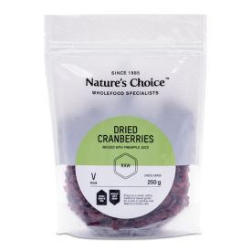 Nature's Choice Dried Cranberries 250g - 200789