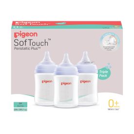 Pigeon Triple Pack Softouch 3 Bottle 160ml Small - 432514