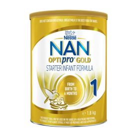 Nestle Nan Optipro Gold Starter Infant Formula Stage 1 - 1.8 Kg