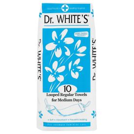 Dr Whites Santowels 10's Looped Regular Towel For Medium Days - 16847