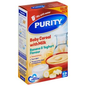 Purity Baby Cereal Banan N Yogh 450g - 272708