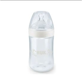 Nuk Natural Sense Bottle 260ml with Silicone Teat Size 2 - White - 281462