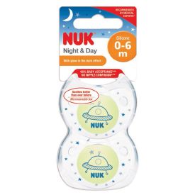 Nuk Soother Silicone Night&day Boy