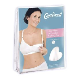 Carriwell Seamless Adjustable D/cup White Small - 73960