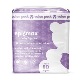 Epimax Baby &amp; Junior Sensitive Wipes 3 pack - 413297