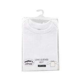 Mothers Choice Short Sleeve Vest Premature - White - 302680