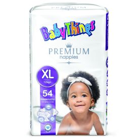 Baby Things Diapers Premium Xlarge 54's