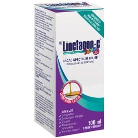 Linctagon C Junior Cold Flu Syrup 100ml - 336588