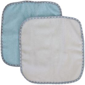 Snuggletilme Deluxe Washcloths 2 Pack Naturals Blue - 387810001