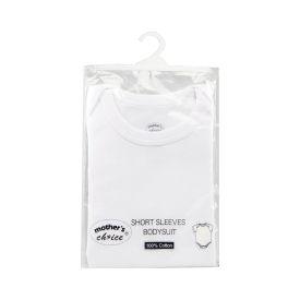 Mothers Choice Body Vest Short Sleeve 3-6Months - White - 302668