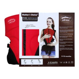 Mother's Choice 3way Baby Carrier Red 8520