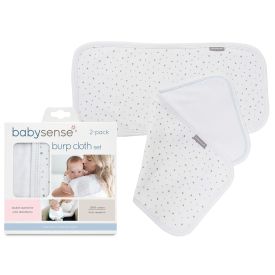 Baby Sense Burp Cloth 2 Pack Blue - 1099