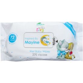 Portia M Baby Wipes Unscented 72 - 335705