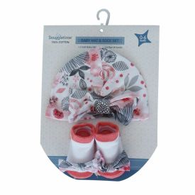 Snuggletime Gift Set 2pc Hat and Socks Pink - 330281001