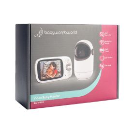 Babywombworld Bww802  3.2  Video Baby Monitor with Rotating Camera