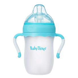 Baby Things Feeding Bottle with Handle Wide Neck Fast Flow 270ml - 215209