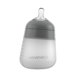 Nanobebe Flexy Silicone Bottle - Single Pack - Grey - 388629