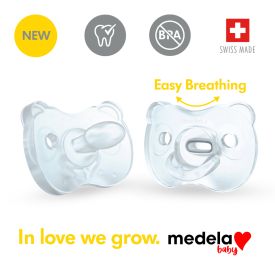 Medela Baby Pacifier Soft Silicone Girl 6 Months