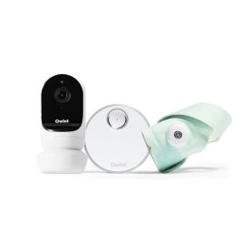 Owlet Baby Monitor Duo Cam 2 and Smart Sock 3 - 0 to 18 Months- White
