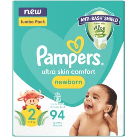 Pampers Active Set Baby Size 2 Jumbo Pack 94